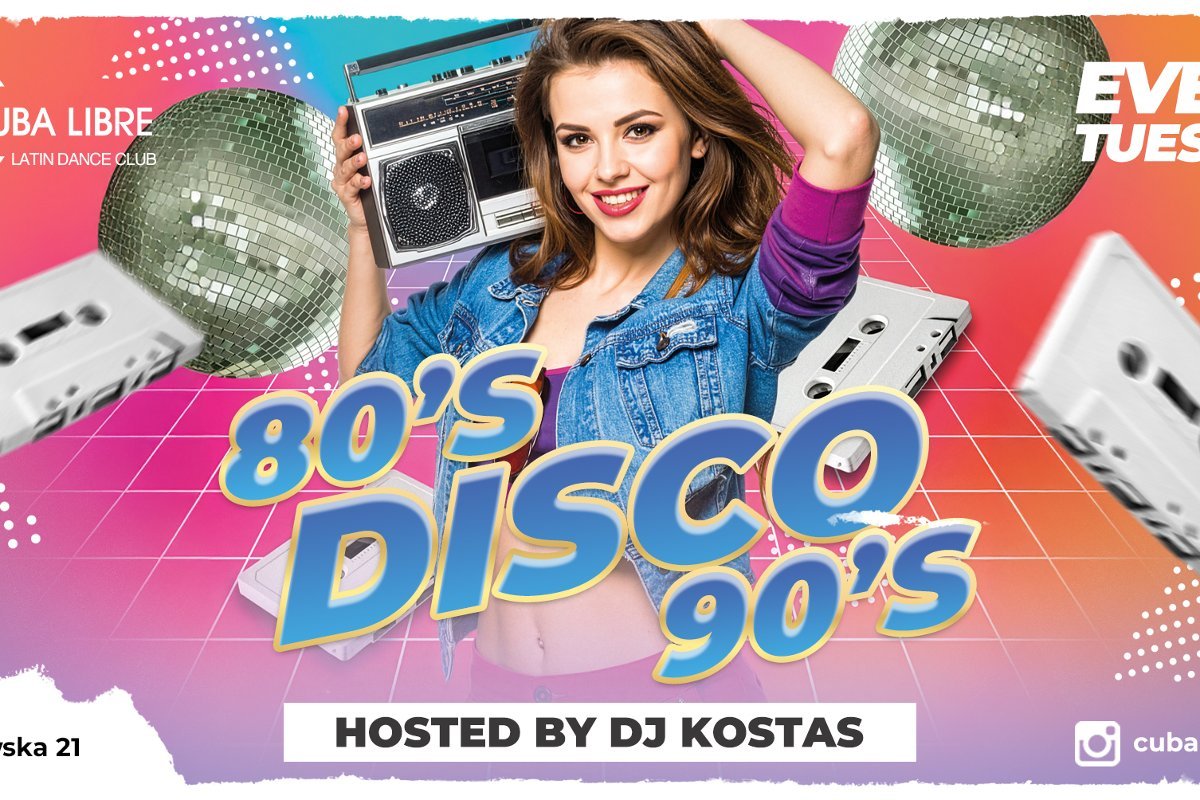 Impreza – Lata 80 & 90 – Disco Party in Poznań