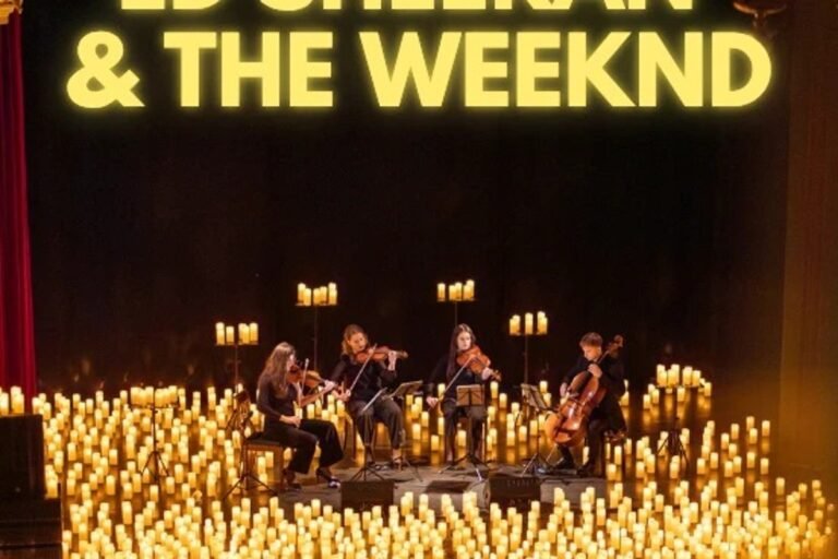 Koncert wśród kwiatów i świec: Ed Sheeran & The Weeknd