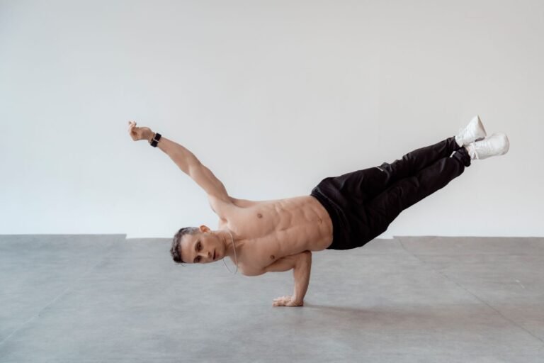 Handstand in Poznan, POLAND