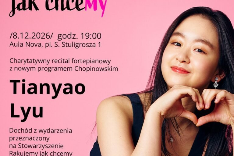 Charytatywny Recital Fortepianowy - Tianyao Lyu