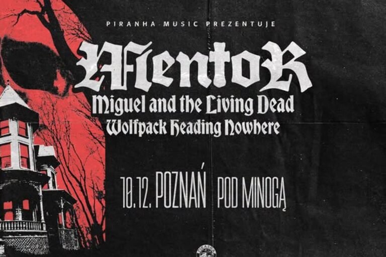 Koncert zespołów - Mentor, Miguel And The Living Dead, Wolfpack Heading Nowhere