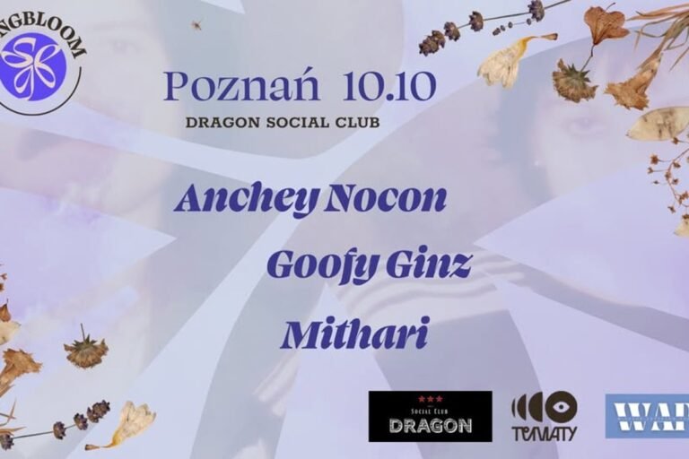 Festiwal Songbloom 2026 - Anchey Nocon, Goofy Ginz i Mithari