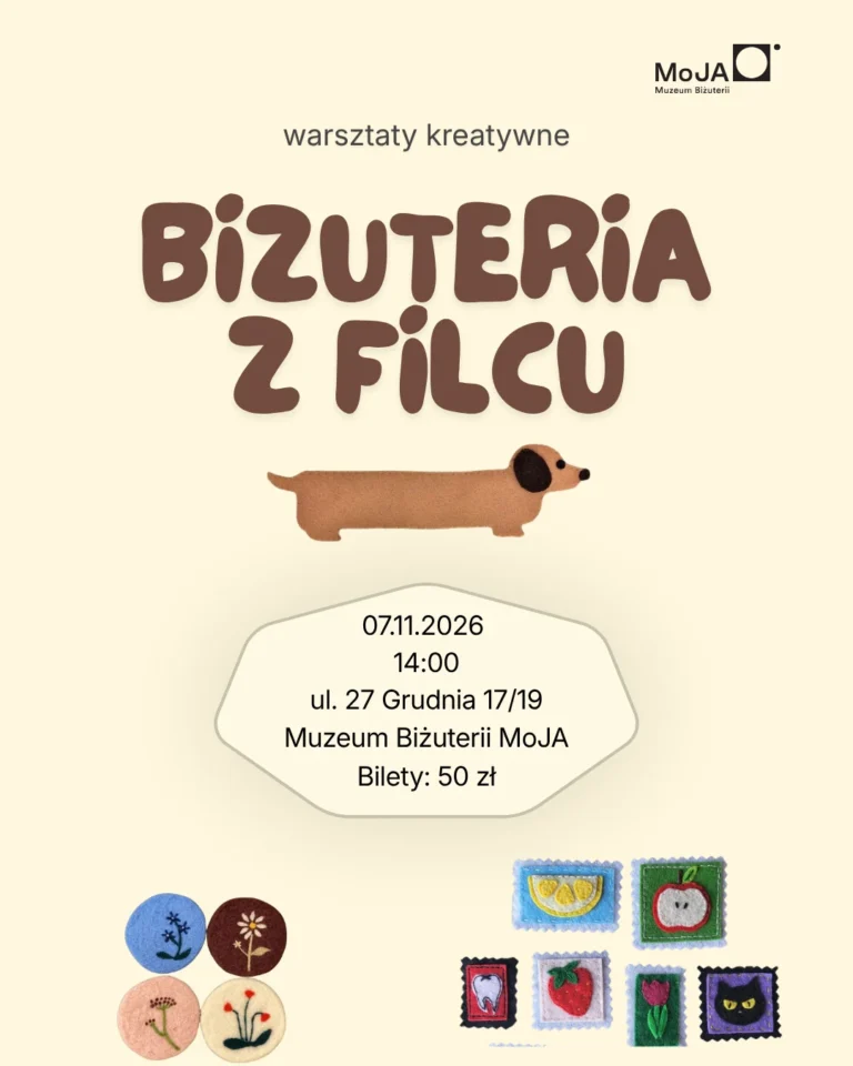 Biżuteria z filcu. Warsztaty