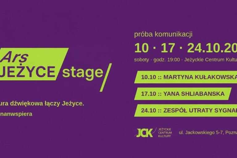 Ars Jeżyce Stage 2026 - koncert - Zespół Utraty Sygnału, Glitch-folk