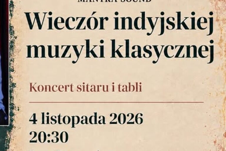 Wieczór Indyjskiej Muzyki Klasycznej - koncert sitaru i tabli