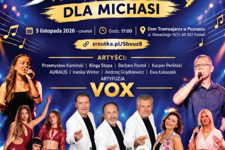 Ze Szczecina do Poznania - II edycja koncertu charytatywnego "Siła muzyki dla Michasi"