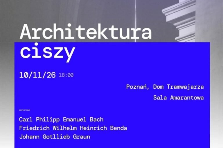 Architektura ciszy - koncert w ramach Festiwalu Muzyka Dawna - Persona Grata