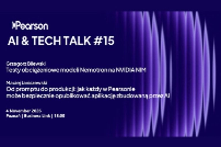 AI & Tech Talks #15 - Testy obciążeniowe Nemotrona i aplikacje AI na produkcji